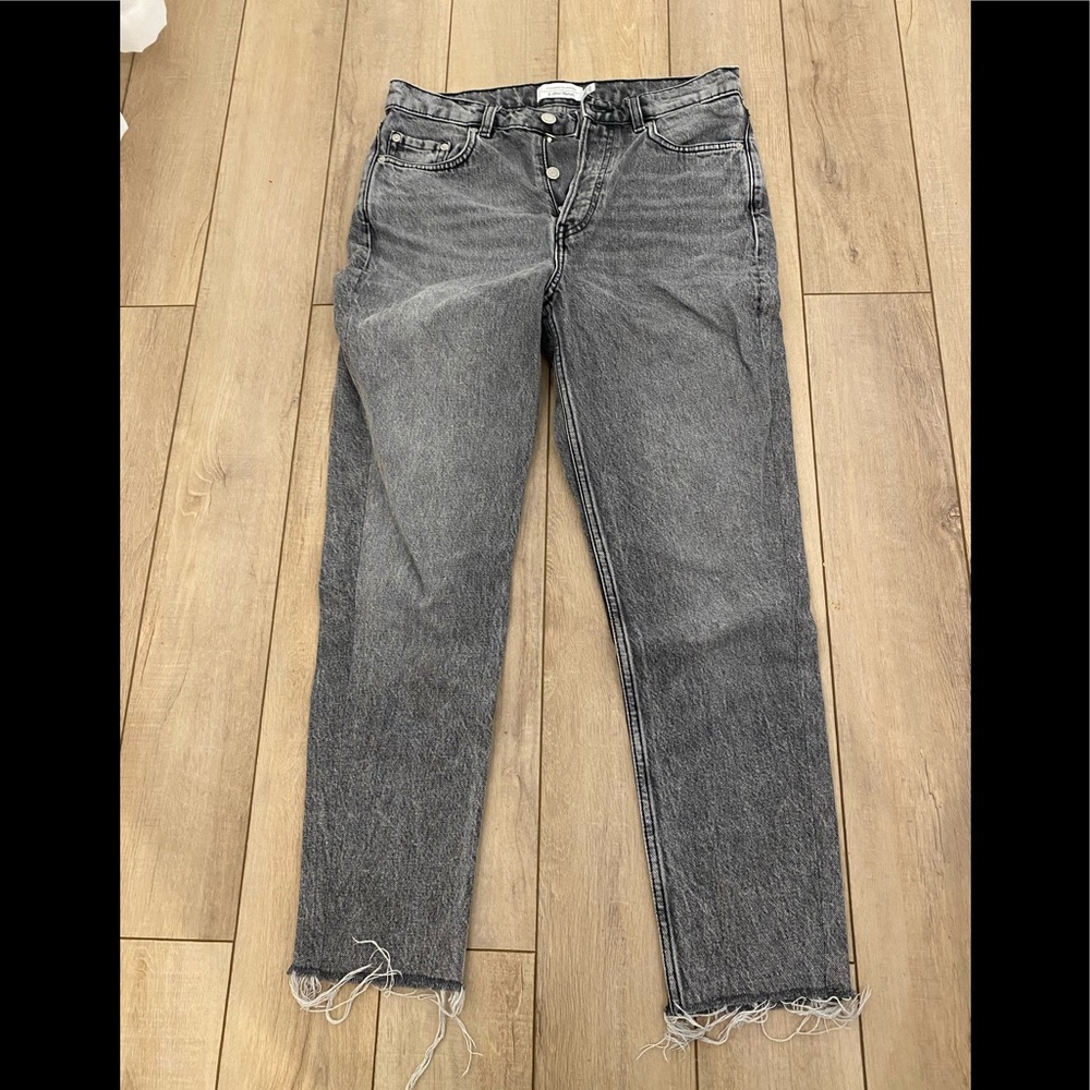 & other stories grey jeans